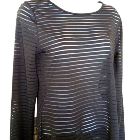 Black Mesh Dress Size Large New NWOT - Picture 2 of 6